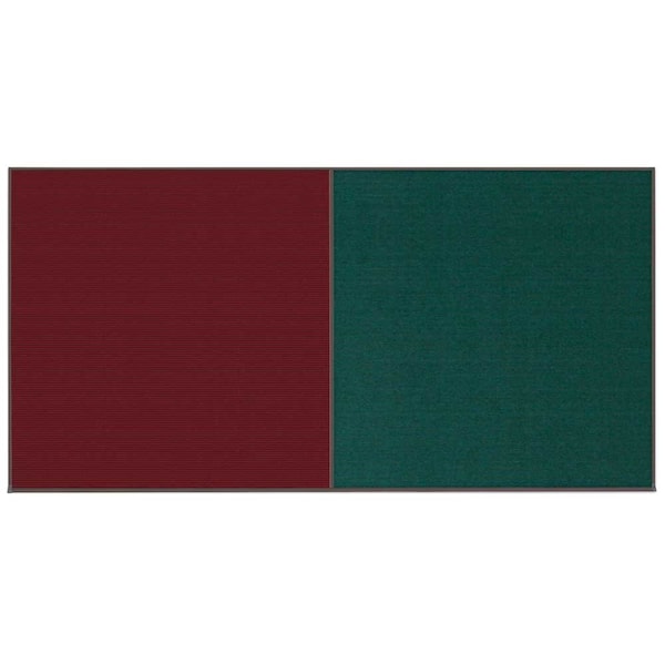 Enclosed Corkboard, 1 Door, 60"x36", 4" Fra